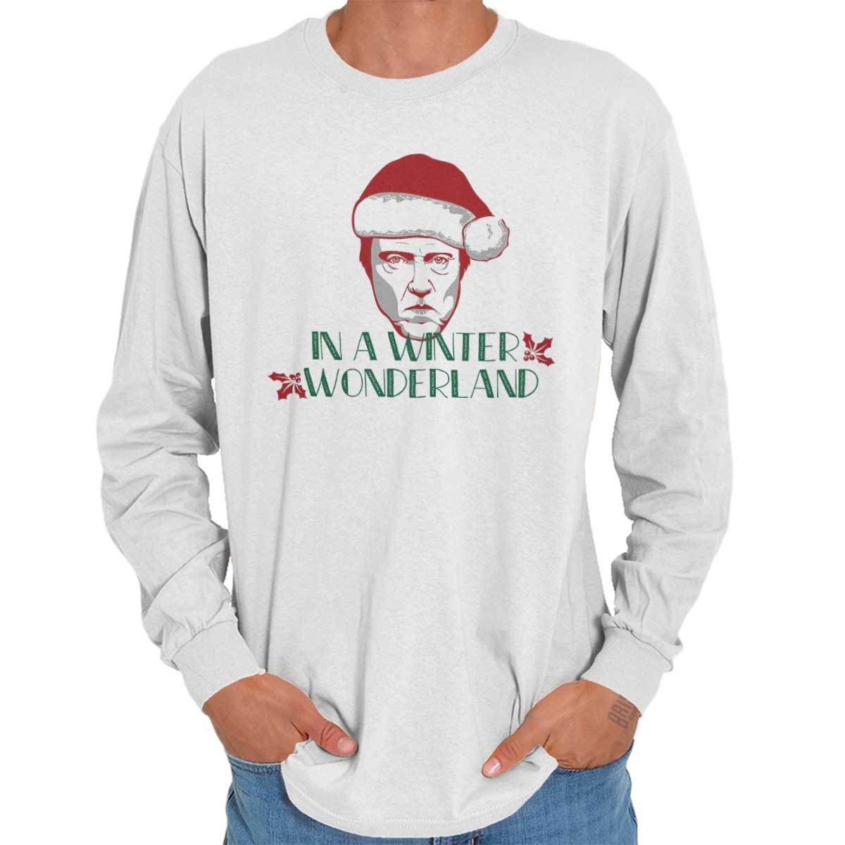 walken in a winter wonderland tshirt