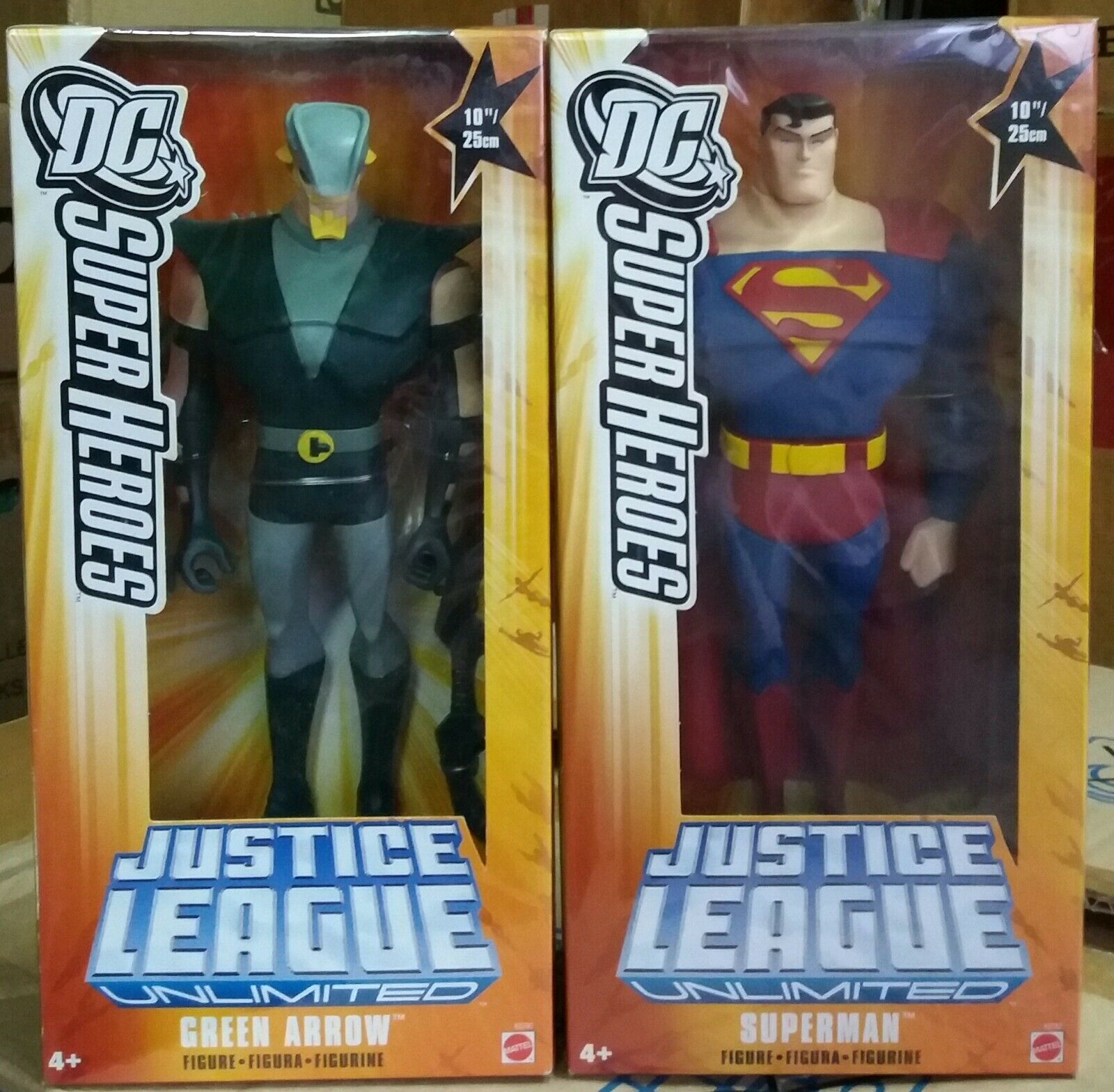 DC Justice League Unlimited: Green Arrow, Superman, Atom, Martian ...