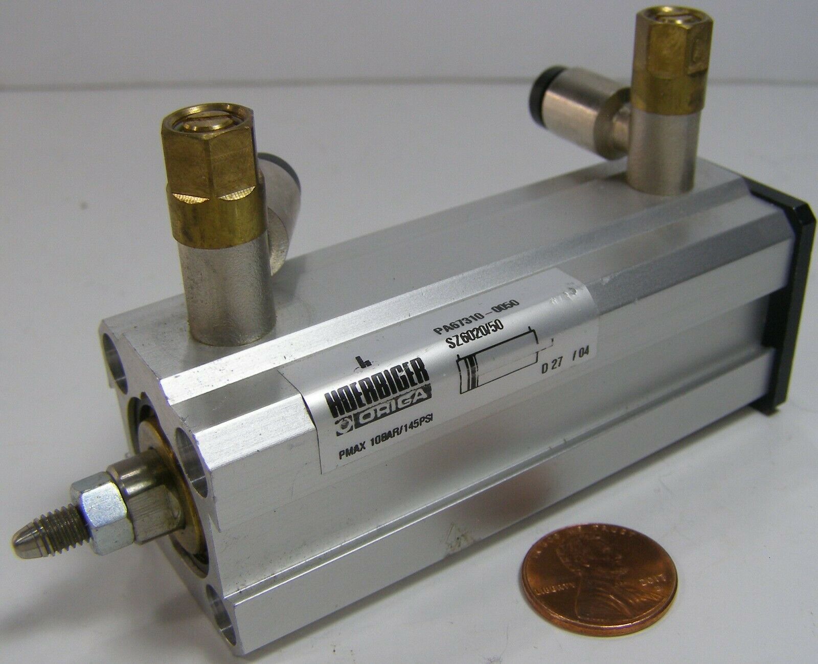 Hoerbiger Origa Cylinder PAC73100050 PMax10 bar 145psi Test