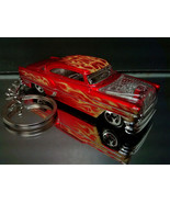 Red 1953 Custom Chevy BelAir Key Chain Ring - $15.51