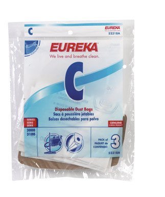 Eureka Mighty Mite Vacuum Bag Style C Fits Eureka Mighty Mite Peggable Polybag