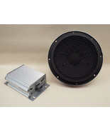 USED Auto Car WORKING Base Speaker 8.5&quot; dia. w/ untested Amp S69GA Ford ... - $71.25