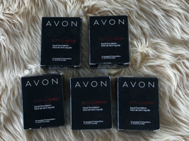 5 Boxes Of Avon 10 Pack Extra Lasting Liquid Foundations Samples, 50 Total - $16.33