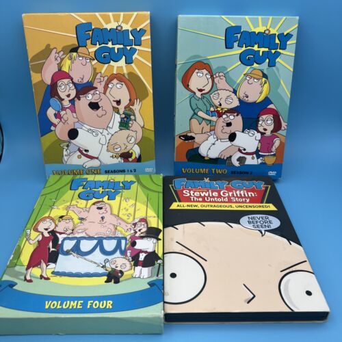 Family Guy Dvd Box Sets Season 1-4 & Stewie Griffin The Untold Story ...