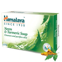 Himalaya Neem &amp; Turmeric Soap for Clean &amp; Pure skin Lemon 125G (Pack of ... - $18.04+