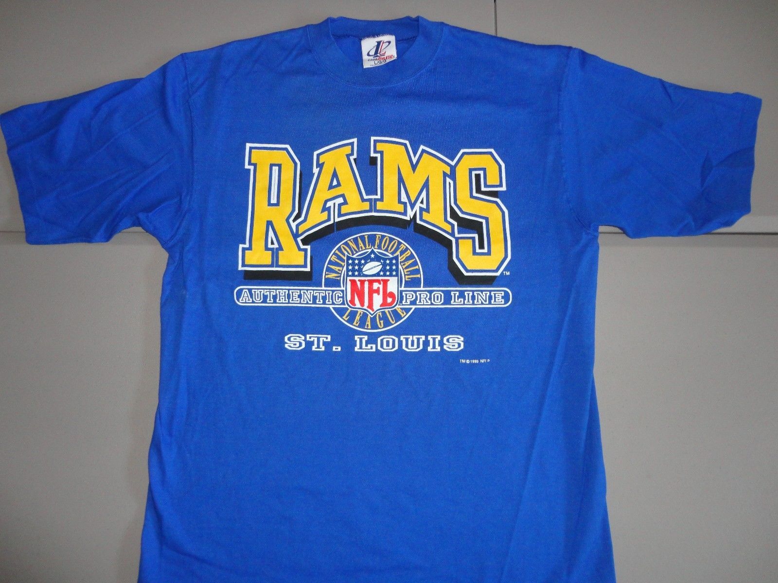 Vintage St. Louis Rams Hoodie Adult Mens Medium NFL 