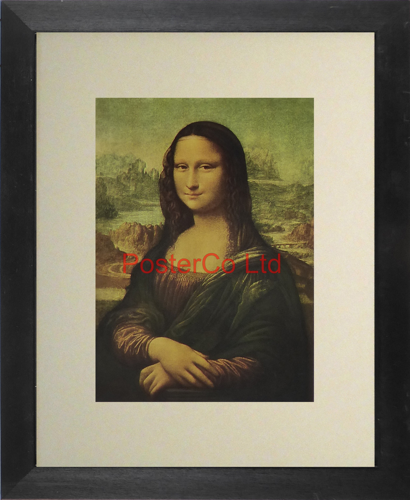 Mona Lisa Leonardo da Vinci Framed Print 14"H x 11"W Art Prints