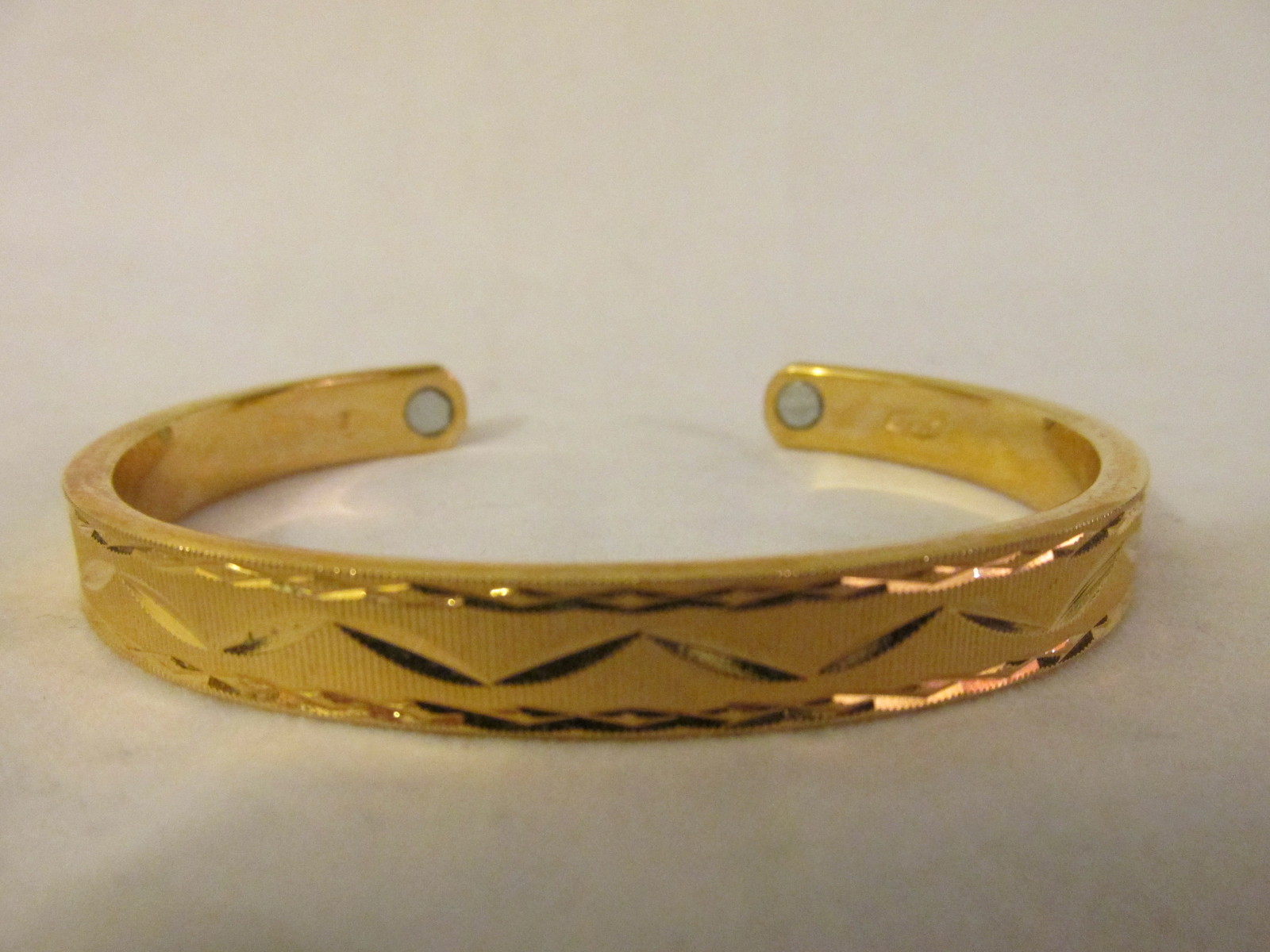 Vintage Avon Cuff Bracelets, Silver and Gold Toned (Magnetic) - 1976 ...