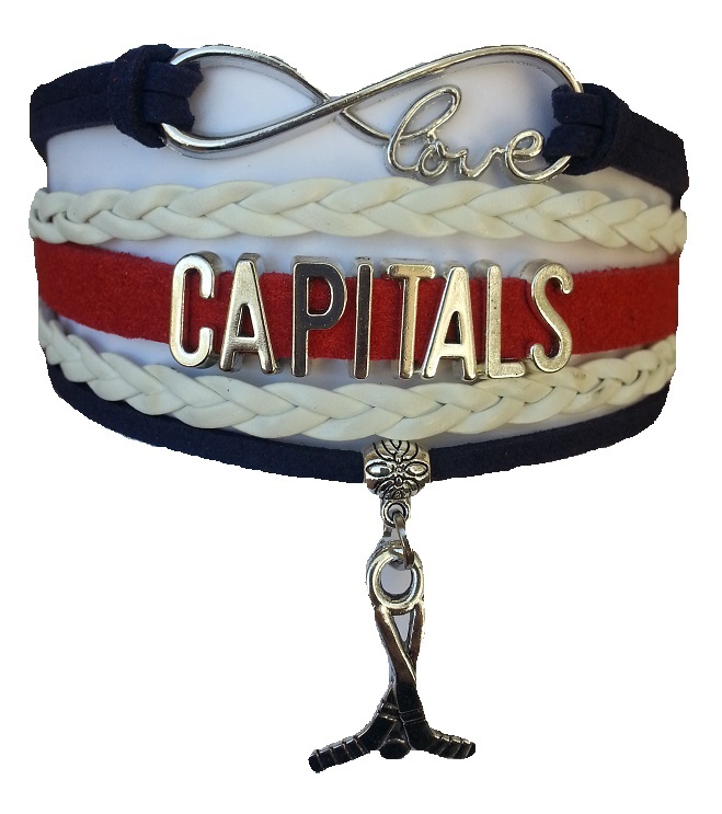 Washington Capitals Hockey Fan Shop Infinity Bracelet Jewelry HockeyNHL