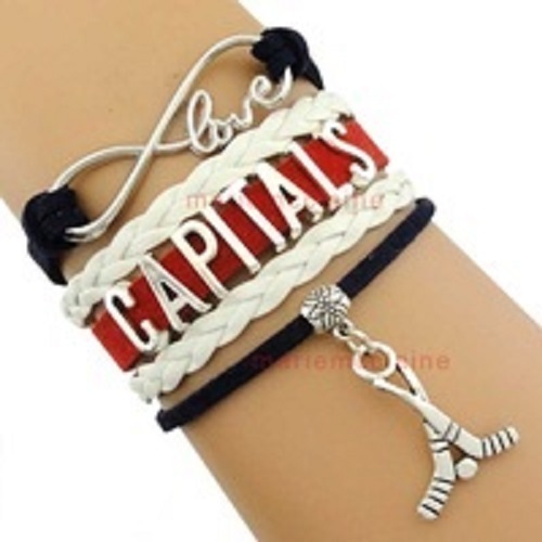 Washington Capitals Hockey Fan Shop Infinity Bracelet Jewelry HockeyNHL