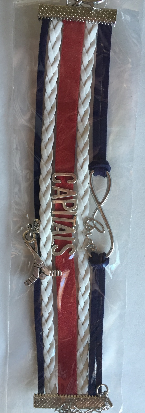 Washington Capitals Hockey Fan Shop Infinity Bracelet Jewelry HockeyNHL