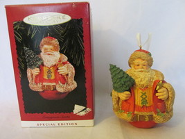 Hallmark Special Edition Keepsake Ornament, &quot;Evergreen Santa&quot; with Box -... - $10.99