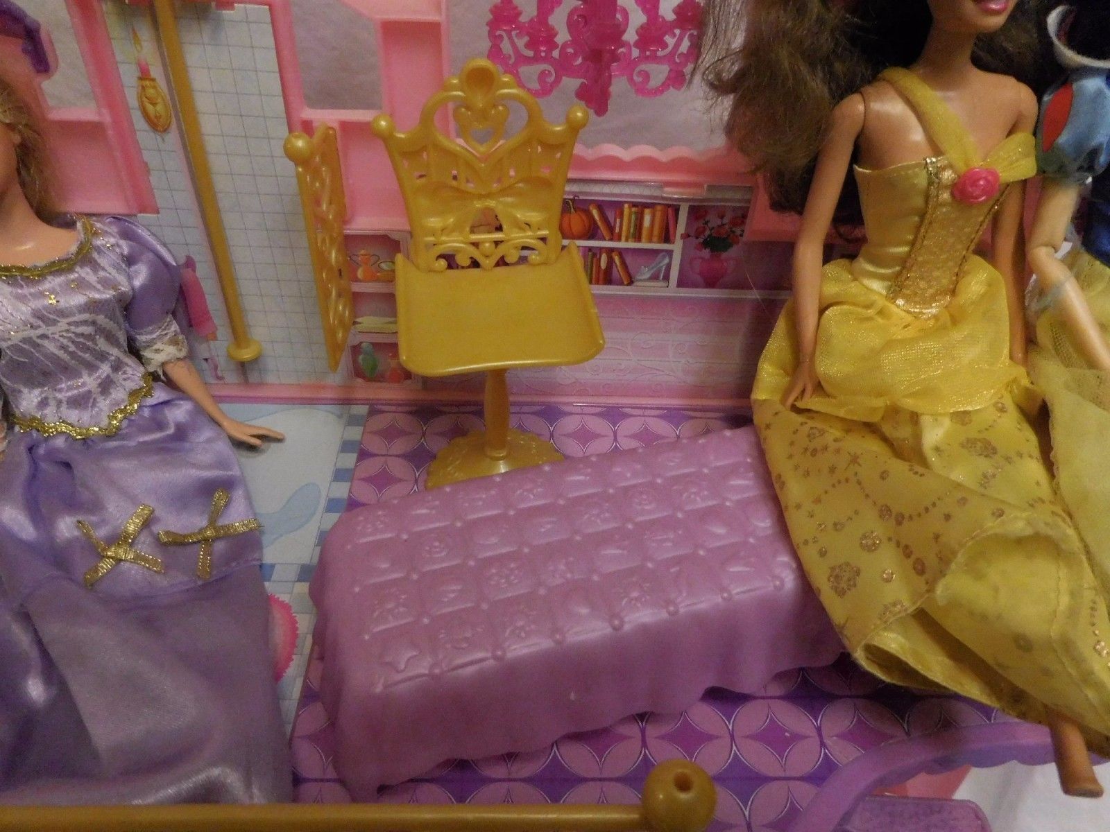 princess barbie doll pink royal castle