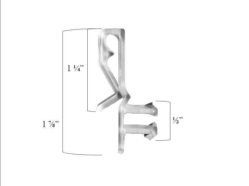 PickaPack, Hidden Valance Clips for Faux Wood Blind Blinds & Shades