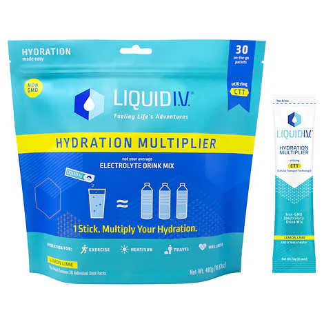 Liquid I.V. Hydration Multiplier Acai Berry,  30 Individual Serving Stic... - $29.88