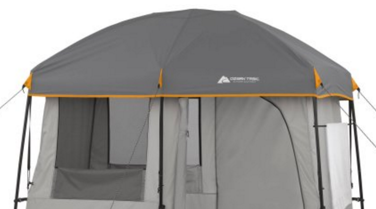 Camping Shower Tent 2 Room Ozark Trail 7'x3.5' Portable Outdoor Utility Shelter Tent & Canopy