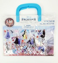 Disney Frozen II Stickers Play Scene 140 Stickers, 4 Cardboard Scenes New - $9.99