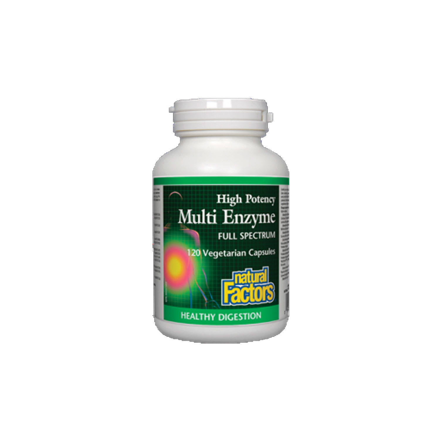 Primary image for Natural Factors High Potency Multi Enzyme, 120 Vegetarian Capsules