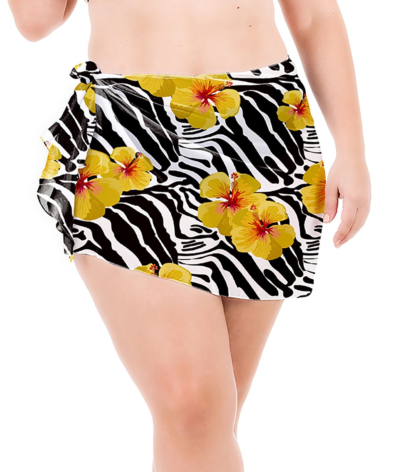 Bali Chiffon Plus Size Sarong Swimwear