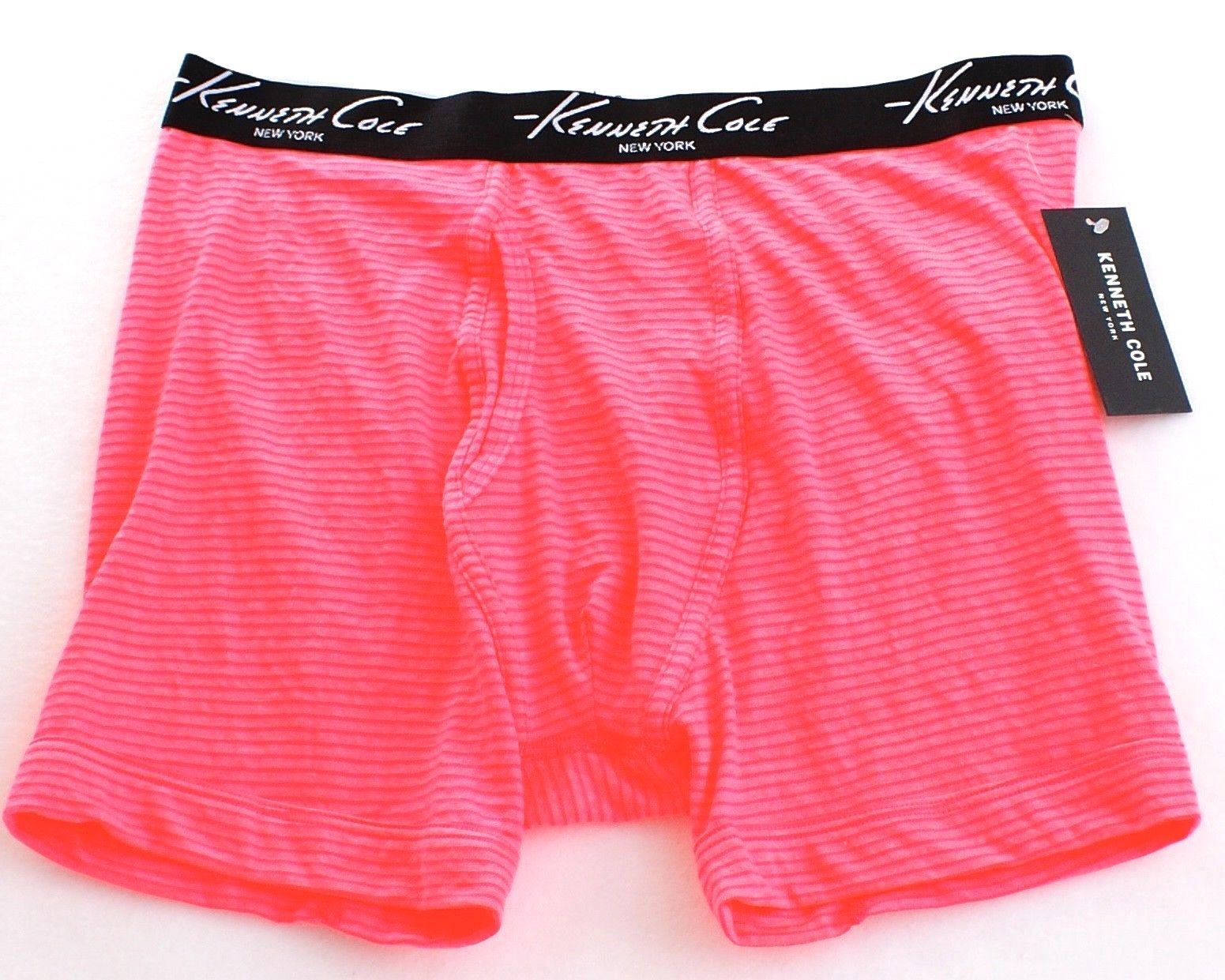 Kenneth Cole Neon Coral Stretch Boxer Brief Underwear Mens Nwt Underwear 3346