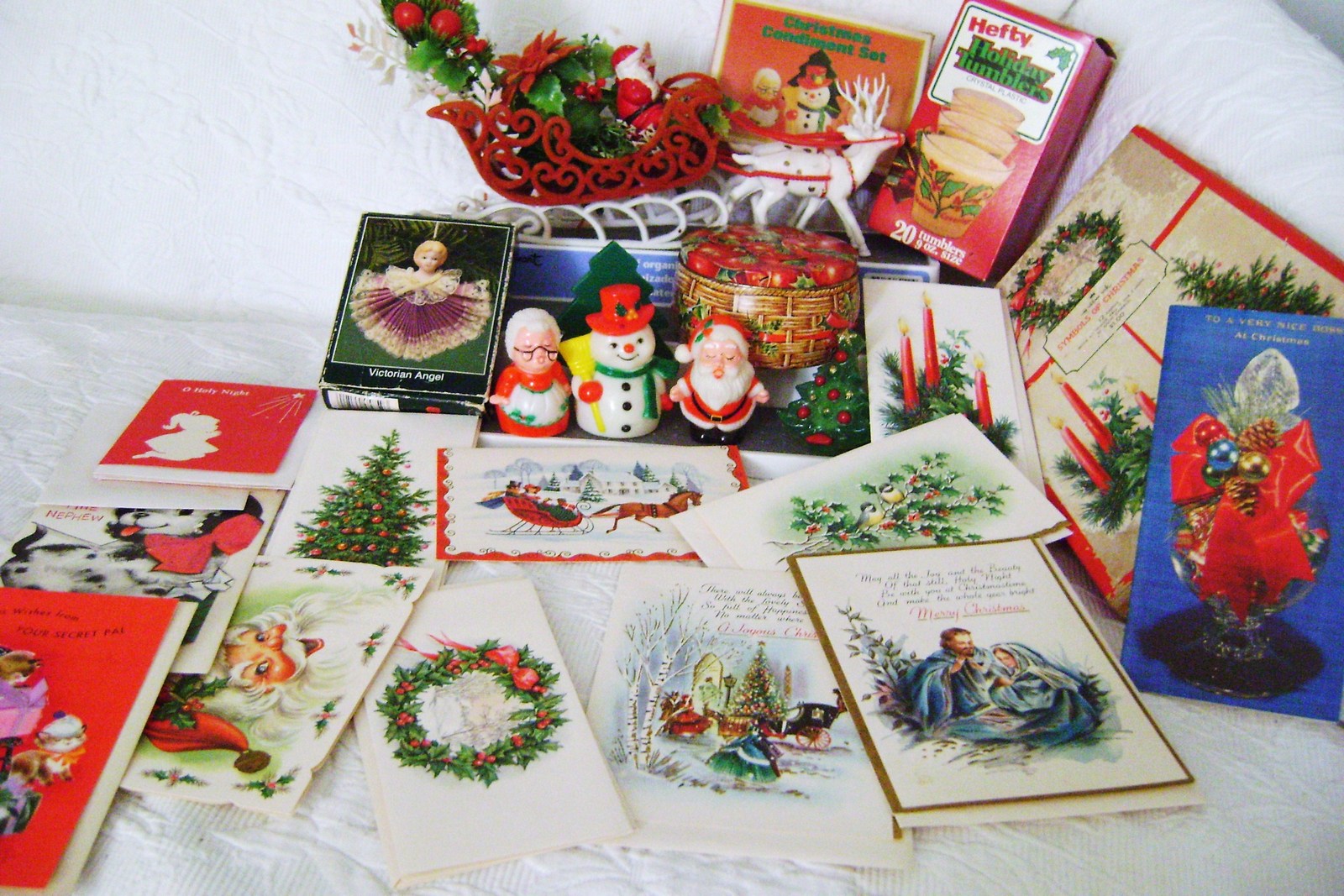 Vintage Lot of Christmas Collectibles - Other Holiday Collectibles