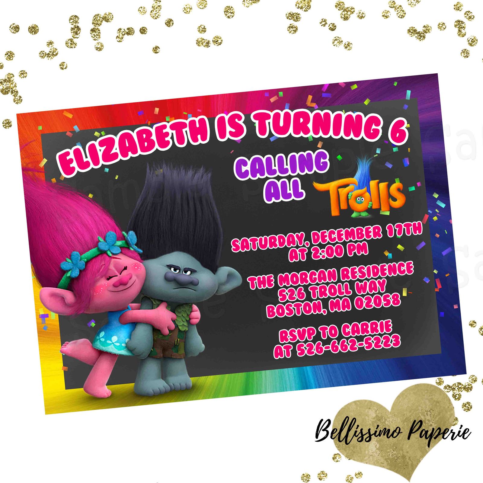 Branch Invitations Trolls 9