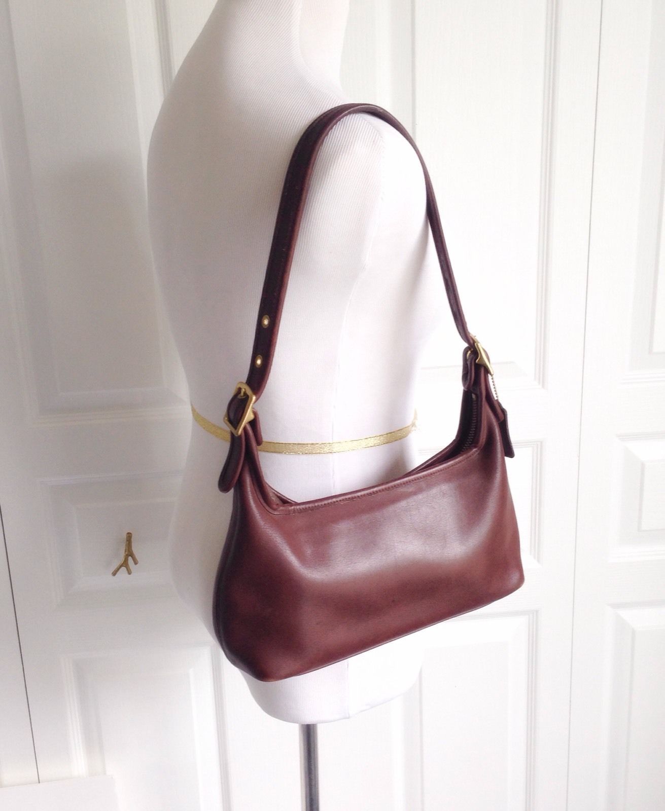 Vintage Coach Leather Legacy Shoulder Bag Purse Brown - Handbags & Purses