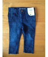  Genuine Kids Oshkosh Girls Skinny Jeans Size 18 Months Distressed - $11.87