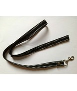 Small Black/ Stainless Braided Nylon Dog Leash w/Handle for Dog Training... - $12.86