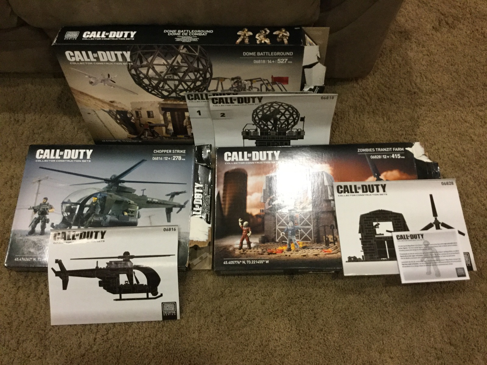 lego call of duty collector construction sets