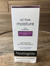 Neutrogena Oil Free Moisture Facial Moisturizer SPF 35 -  Exp 2/23+ - $32.68