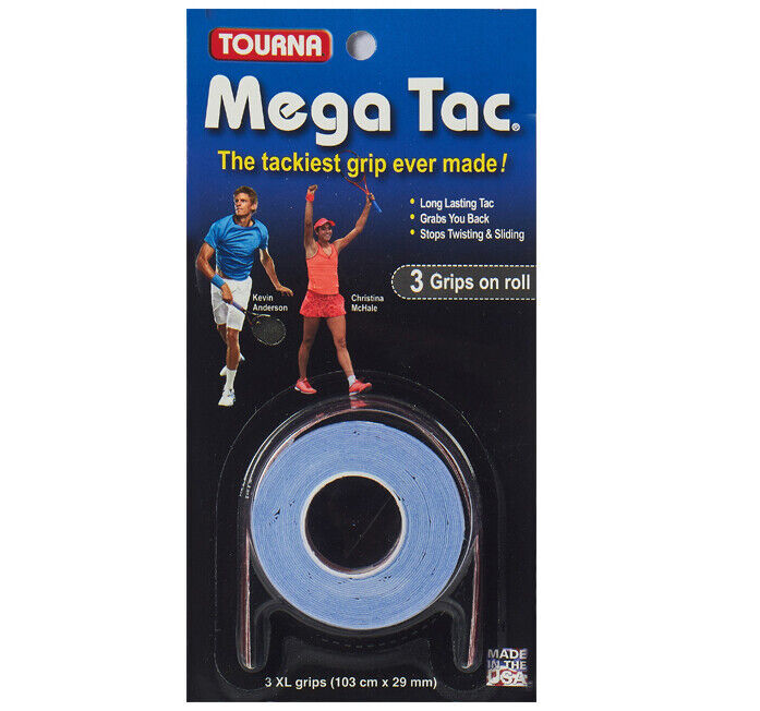 Tourna Mega Tac XL Overgrips Tennis Squash Badminton Pack of 30 