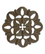 Butterfly Design Cast Iron Stepping Stone - $30.24