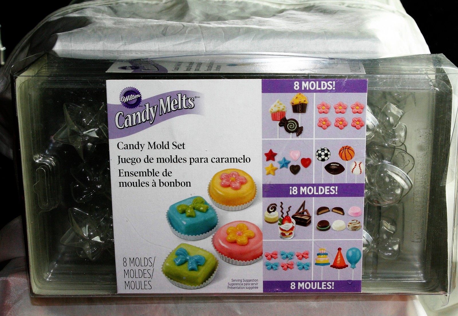 Wilton Candy Melts, Candy Mold Set 8 Pack - Candy & Chocolate Molds