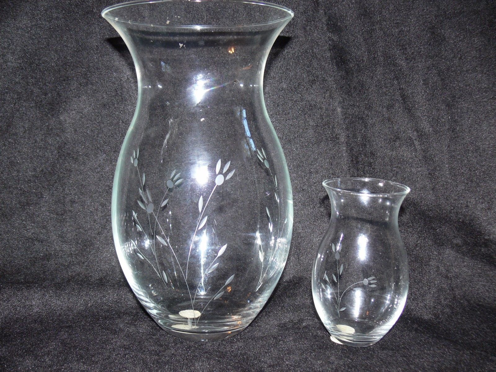 Set Of 2 Princess House Crystal Vases 6131 and 21 similar items