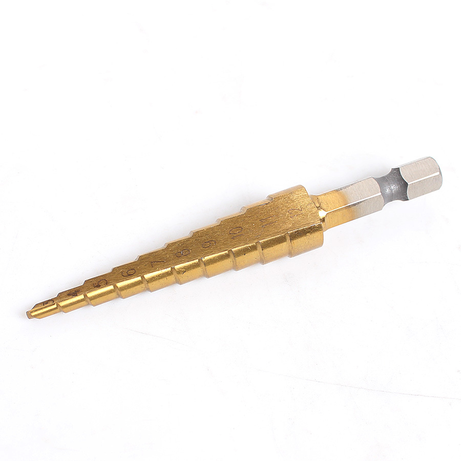 3pcs/set Titanium Step Core Drill Bits 312mm 412mm 420mm HSS Wood