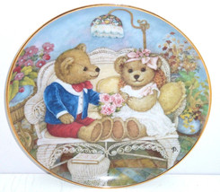 Teddy Bear First Anniversary Collector Plate Franklin Mint COA Teddy Bear Museum - $49.95