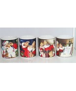 Coke Coca Cola Christmas Santa Claus Holiday Portaits Coffee Mug Lot of 4 - $49.95