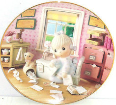 Precious Moments Plate Praise Lord Anyhow Hamilton Classic Collection Co... - $59.95