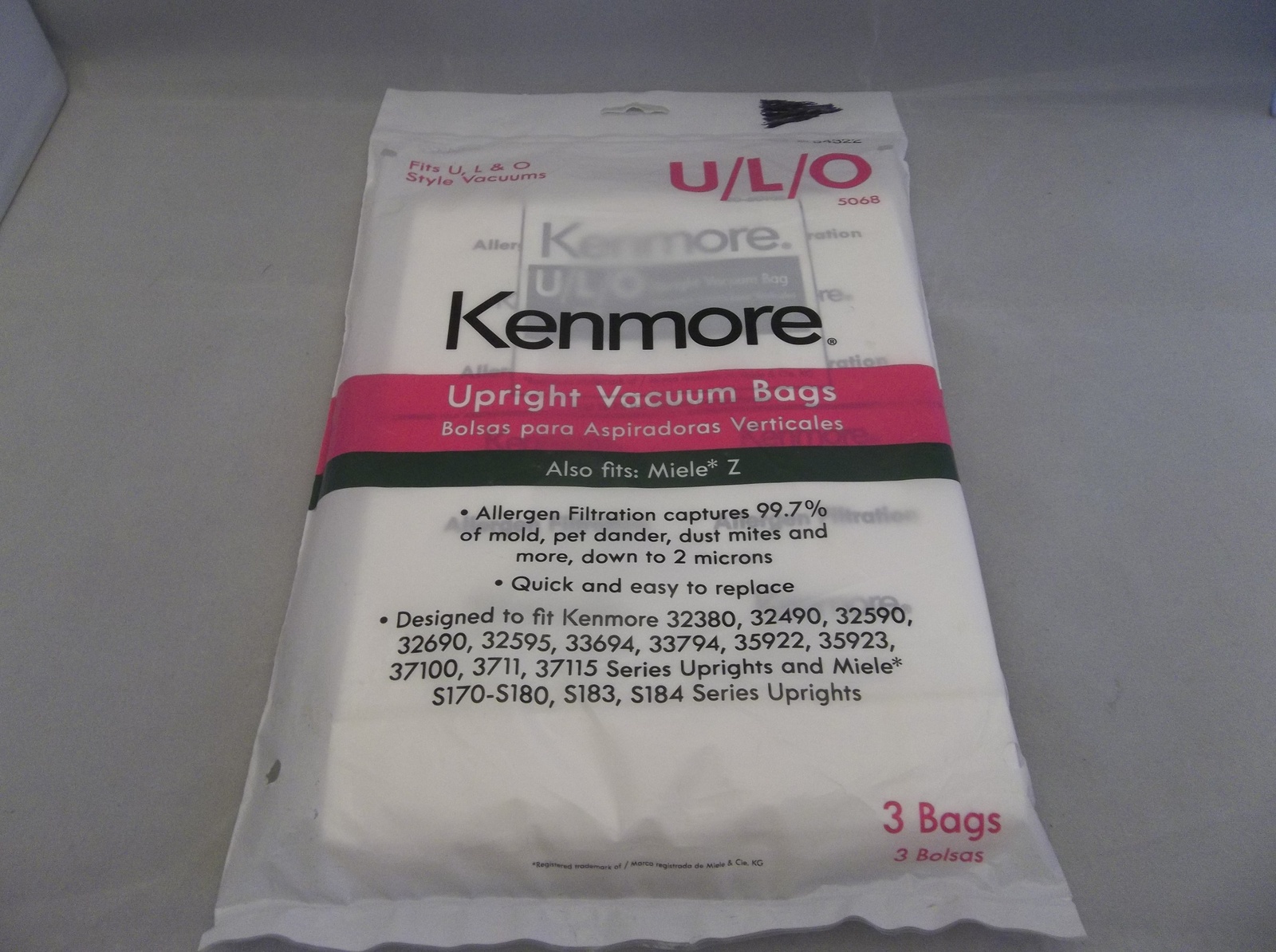 24 Bags For Kenmore Upright Vacuum 5068 50688 50690 Type U O Microlined