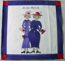 Red Hat Ladies...New Hat...Old Friends...Quilt Squares by Sandy Gervias - $30.00