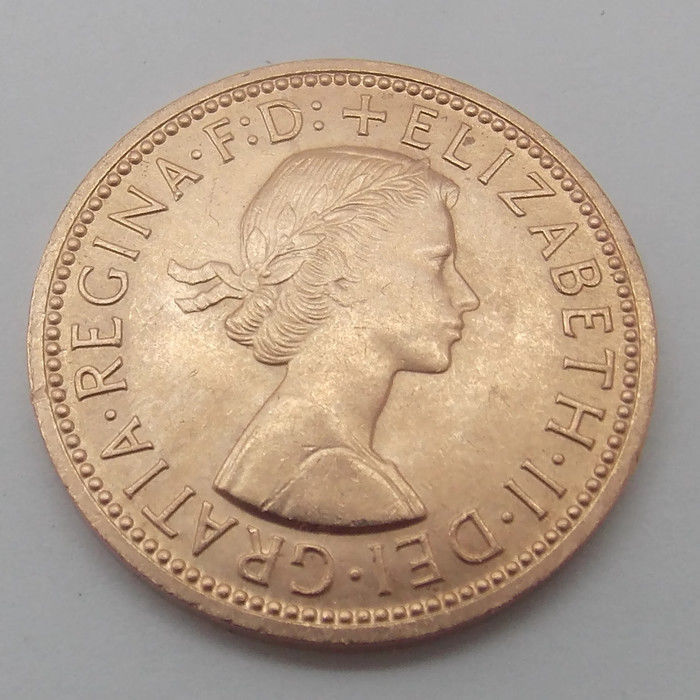 1967-half-penny-copper-coin-regina-fd-elizabeth-ii-dei-gratia