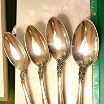 4 Gorham Chantilly Vintage Sterling Silver Spoons 8 1/2 Pat 95  2.98 oz ... - $213.75