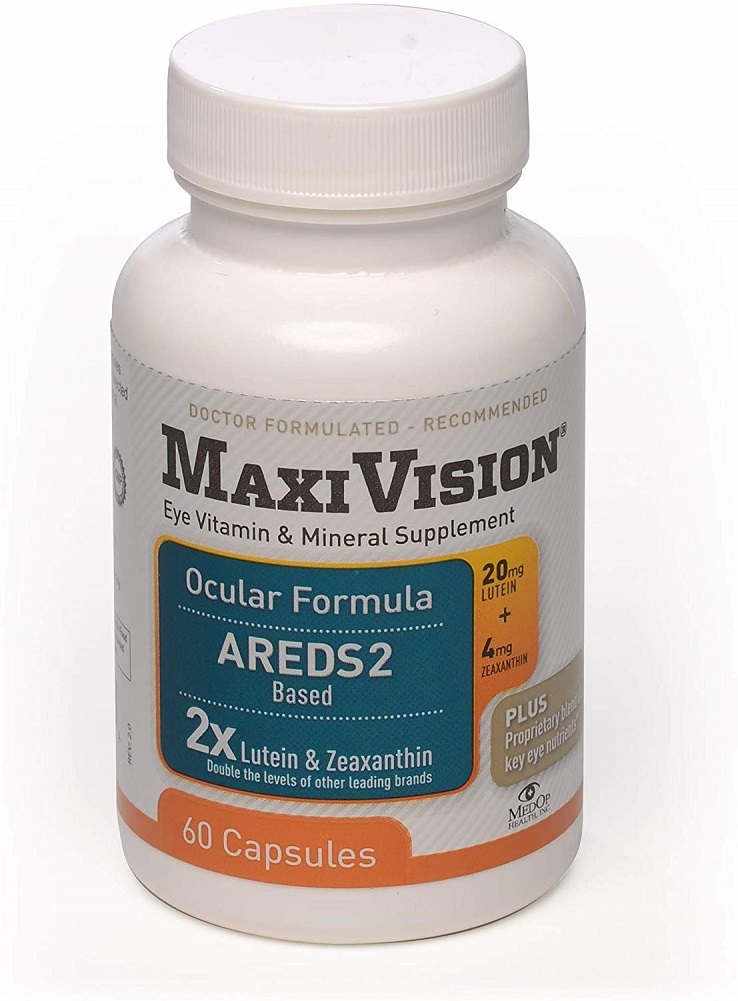 MedOp MaxiVision® Ocular Formula - 60 Capsules, 2 Bottles