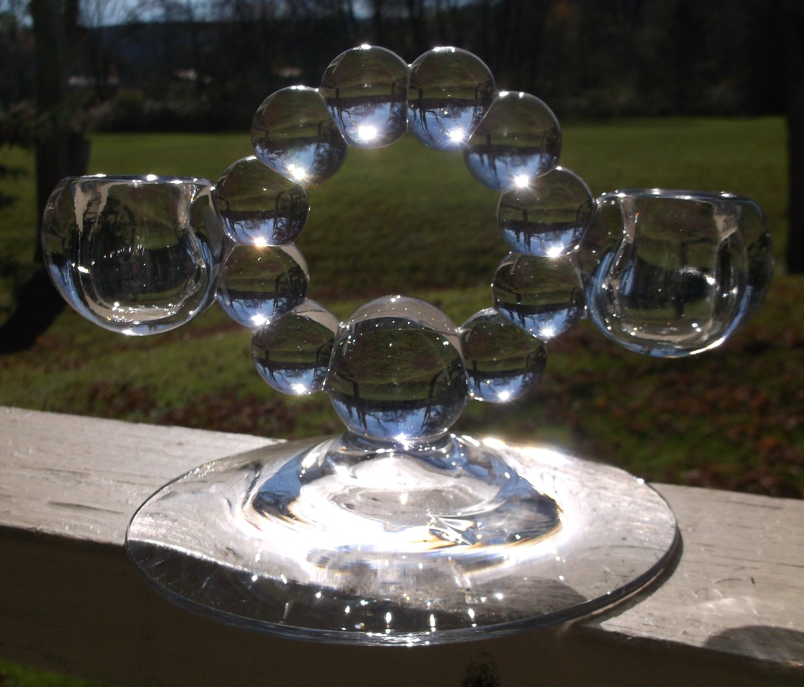 Imperial Candlewick Candle Holder Double Light 2 Lite Candlestick