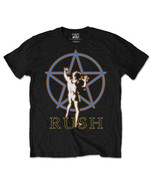 Rush Starman Neil Peart Geddy Lee Alex Lifeson Official Tee T-Shirt Mens... - $24.99