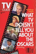 ORIGINAL Vintage Mar 25 1989 TV Guide No Label Jodie Foster 1st Cover image 1