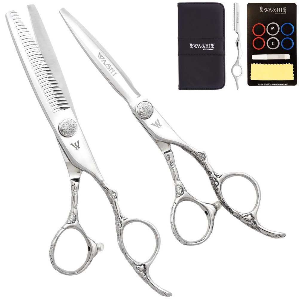 Washi Knockout Master ko 2 Shears and thinner Scissor Japanese V10 Steel Wigs & Hairpieces