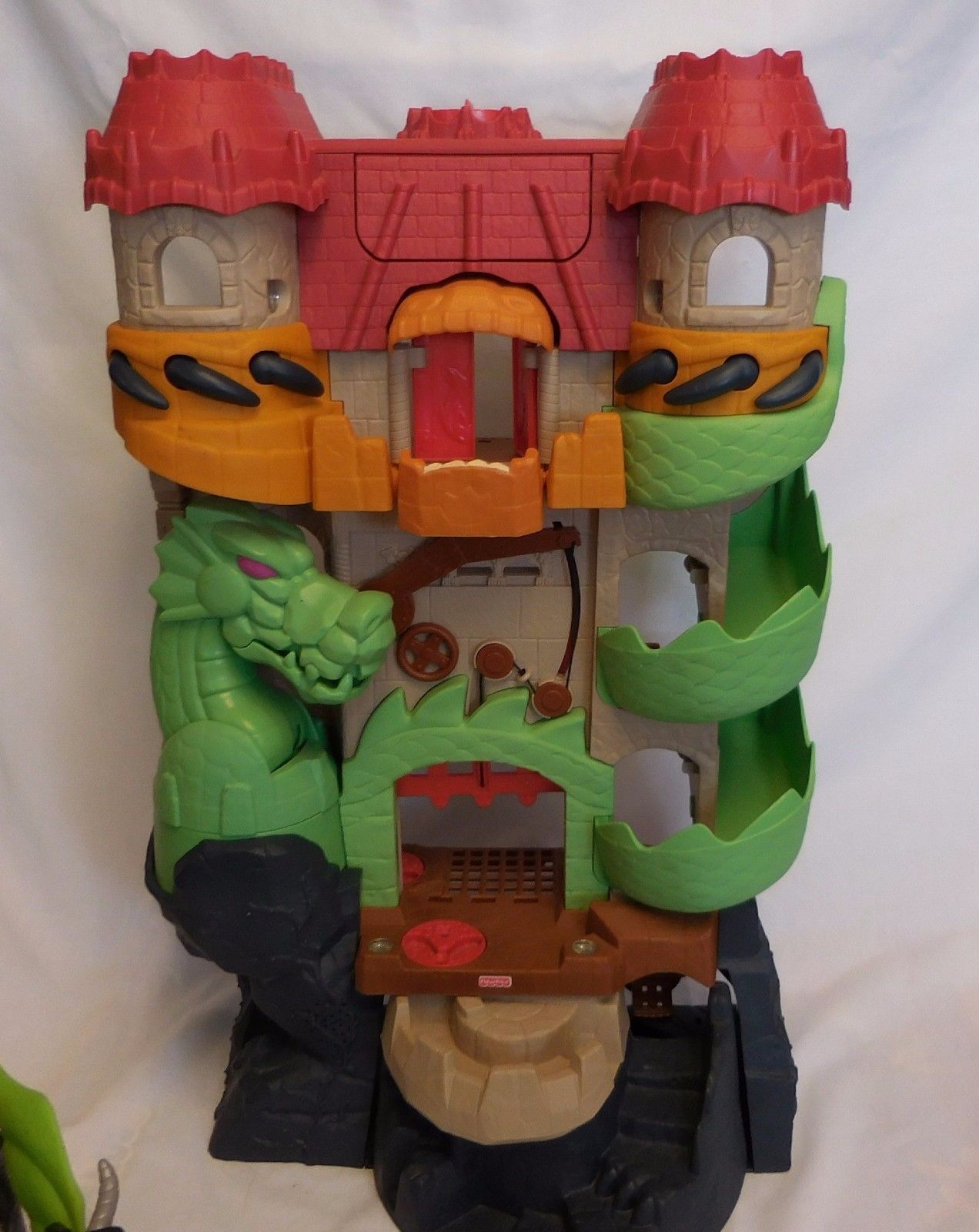 Fisher Price Imaginext dragon world castle and 40 similar items