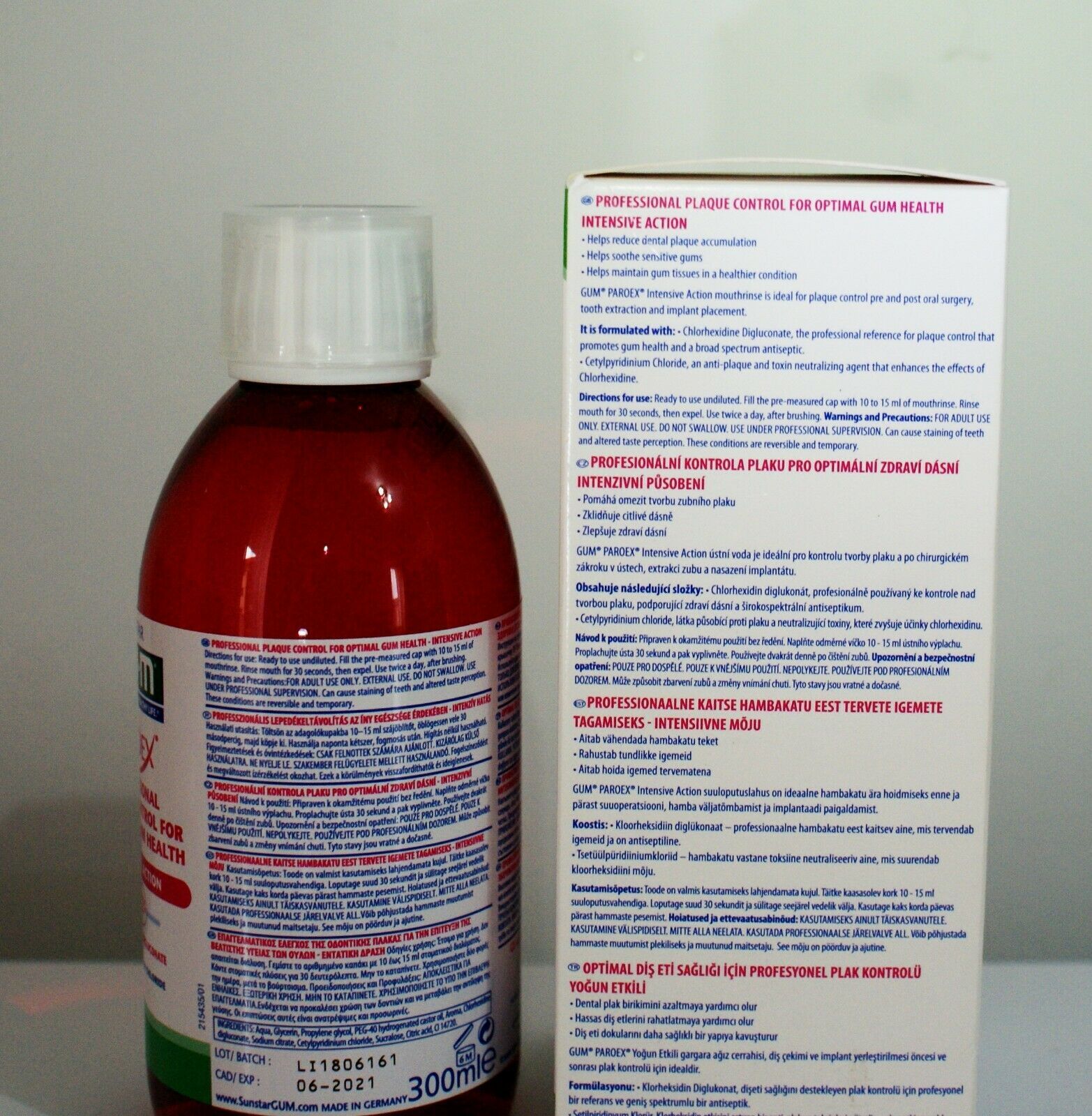Gum paroex gingidex mouthwash professional and similar items